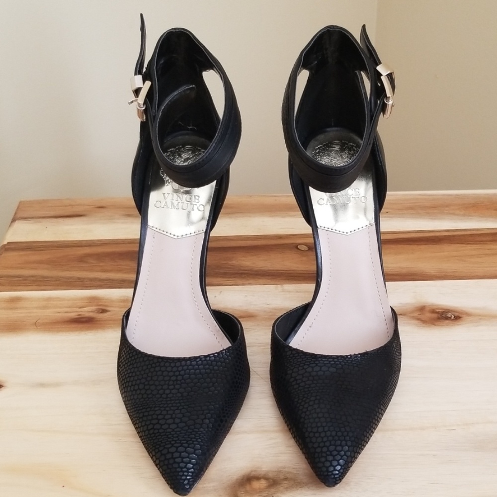 Vince Camuto ankle strap heels
